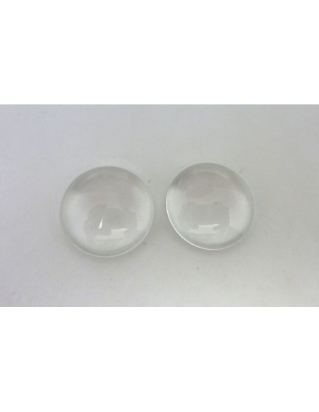 Cabochons 18mm rond loupe en verre