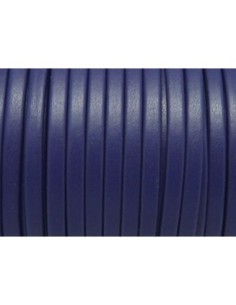 1m Lanière simili cuir 3mm de couleur violet indigo très belle qualité