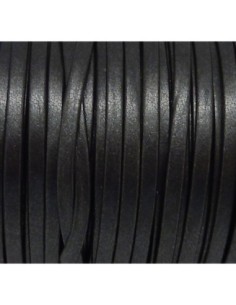 R-1m Lanière simili cuir 3mm de couleur gris anthracite...