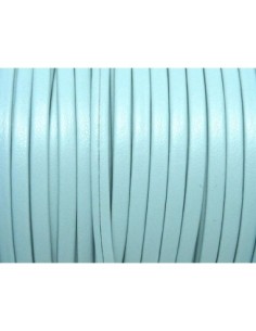 R-1m Lanière simili cuir 3mm de couleur bleu pâle, bleu...