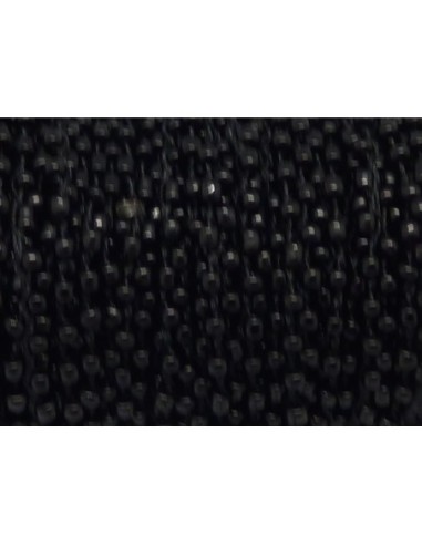 1m de chaînette de rocaille  de couleur noir...