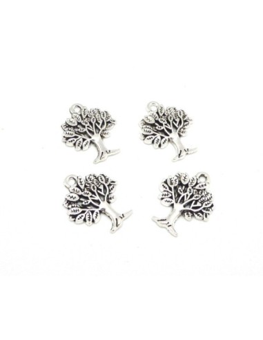 Charm arbre de vie argenté