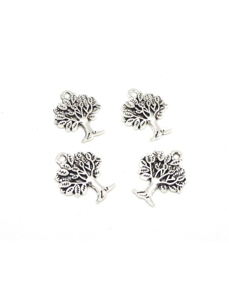 Charm arbre de vie argenté
