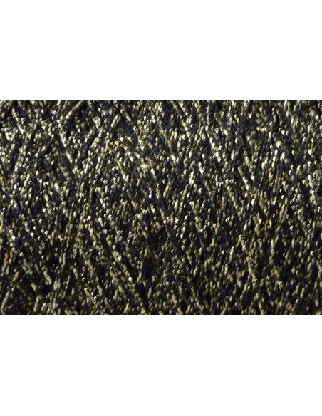 Cordon tressé rayonne noir