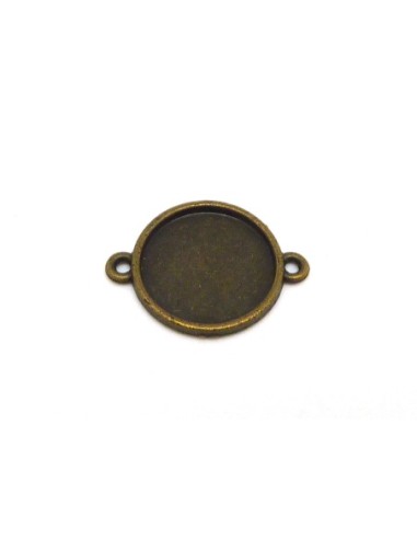 Cabochon connecteur rond pour cabochon 16mm pas cher