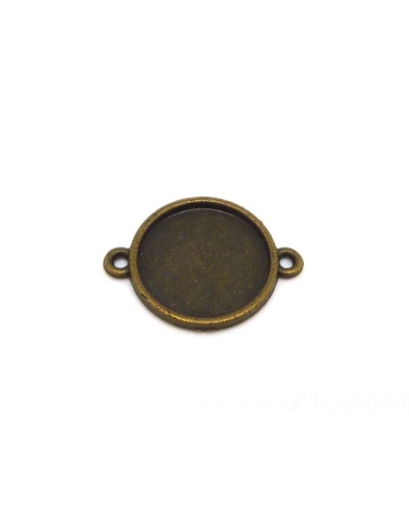 Cabochon connecteur rond pour cabochon 16mm pas cher