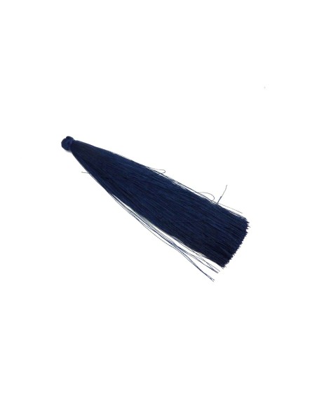 Pompon 12 cm bleu marine
