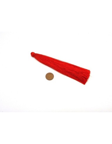 Pompon 12 cm rouge