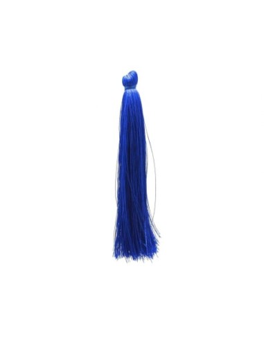 Pompon 12 cm bleu