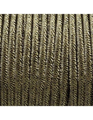 Ruban soutache couleur doré et noir plat 3mm