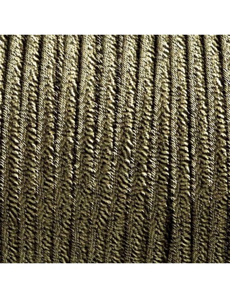 Ruban soutache couleur doré et noir plat 3mm