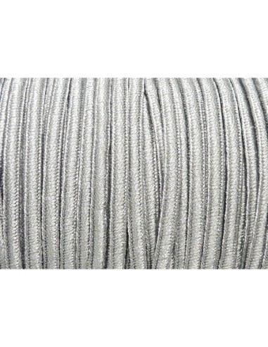 Ruban soutache couleur gris argenté