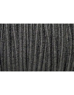 Ruban soutache couleur argenté et noir 2