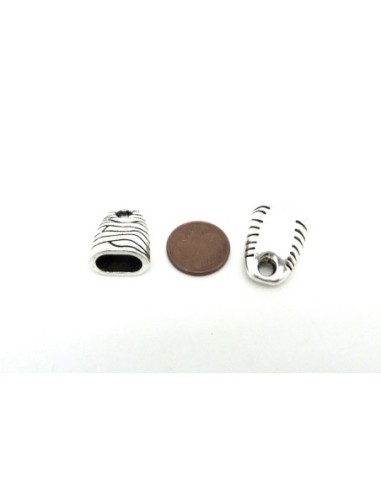 Embout ovale pour cuir regaliz