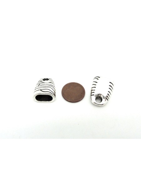 Embout ovale pour cuir regaliz