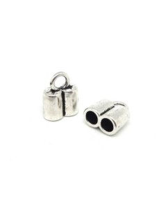 Embouts double pour cordon de 4,5mm - 5mm 