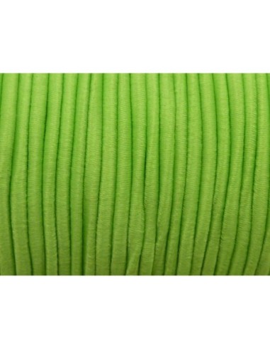 1m Fil élastique 2mm de couleur vert chartreuse