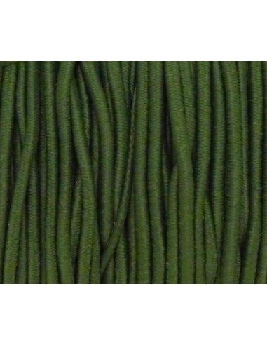 élastique rond vert olive  création couture