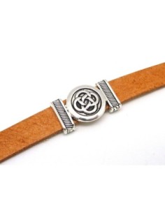 Perle passant motif celtique slide