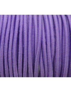 Fil élastique 2mm parme mauve 2