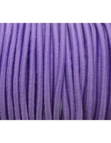 Elastique 2mm parme mauve