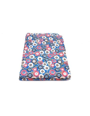 R-Coupon tissus à petite fleur beige, noir et...