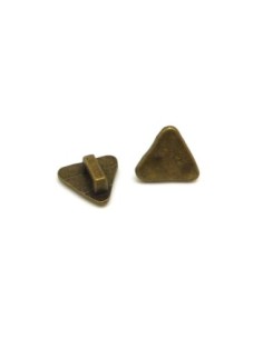 Passant slide metal couleur bronze pour lanière de 4mm 2