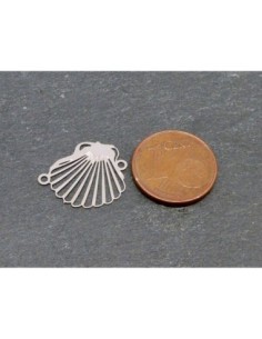 R-4 connecteurs coquillage en filigrane évidé très fin... 2