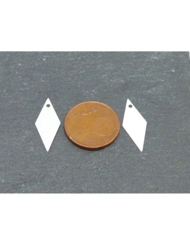 R-2 breloques losange sequin 18,5mm x 7,5mm en...