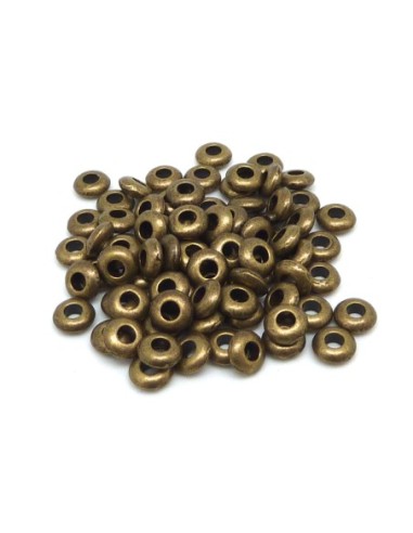 Perle rondelle bronze 5mm