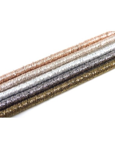 50cm Cordon chainette 4mm rose poudré brillant...