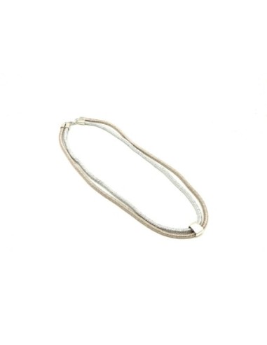 50cm Cordon chainette 4mm rose poudré brillant...