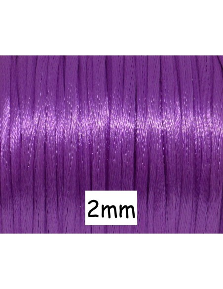 Cordon queue de rat rose bysantin 2mm pas cher