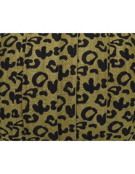 Ruban élastique motif panthère
