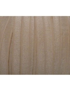 R-1m Ruban élastique 15mm chair beige uni effet soyeux... 2