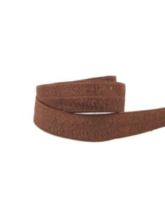 Ruban élastique marron 15mm pas cher