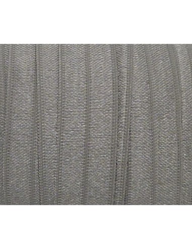 R-1m Ruban élastique 15mm gris clair argenté...