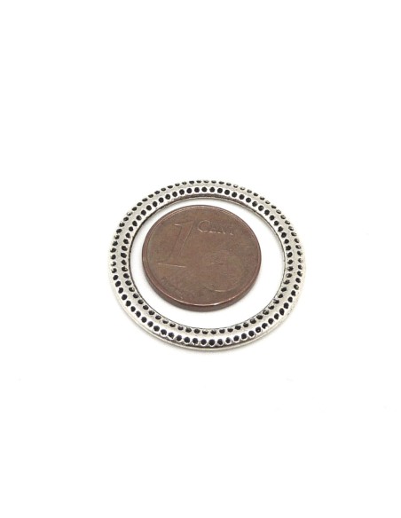 R-5 anneaux fermés, connecteur 26,9mm en métal argenté
