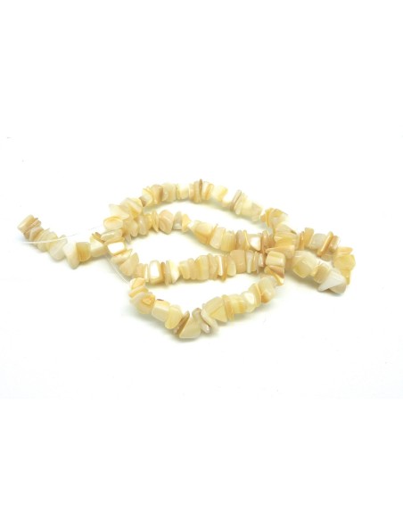 R-140 perles pierre nacre de très belle qualité Rocaille Chips 5mm - 8mm