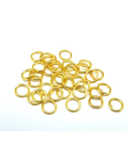 Anneaux brisé doré 5mm