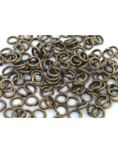 Anneaux brisé 5mm bronze 2