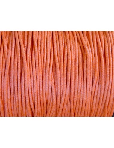 fil coton ciré 2mm orange
