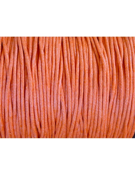 fil coton ciré 2mm orange fil coton ciré 2mm orange