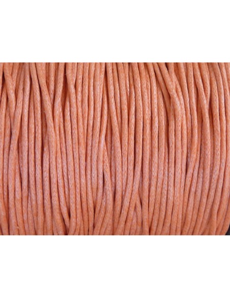 cordon coton ciré 2mm orange pas cher cordon coton ciré 2mm orange pas cher