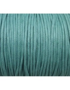 Cordon 1,7mm coton ciré bleu ciel