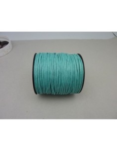 Cordon 1,7mm coton ciré bleu ciel 2