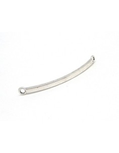 20 Fermoirs toggle en forme de triangle en métal argenté 2