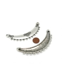 Plastron métal argenté 2