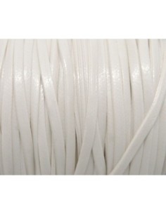 R-1m lanière cuir synthétique de couleur blanc 2,5mm...