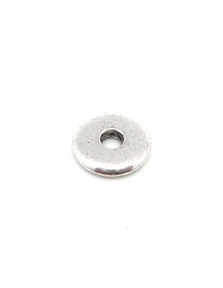 perle rondelle argenté pas chère en métal 10mm perle rondelle argenté pas chère en métal 10mm